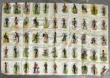 Antique Uncut Regimental Uniforms of Canada Tobacco Silks Military Panel picture