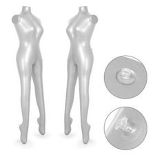 New Female Inflatable Model Dummy Torso Body Mannequin Armless Display picture