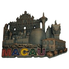 Macau Tower Ruins of St. Paul's Fridge Magnet Souvenir Travel Tourist Gift China picture