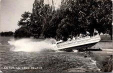 Entering Lake Delton Vintage Postcard TP1-5 picture