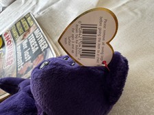 Extremely Rare Princess Diana Beanie 1997 Beanie Baby w/ 1997 National Enquire  picture