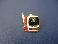 Vintage Aspen Skiing Resort Souvenir Ski Lapel Pin Colorado Snowboarding picture