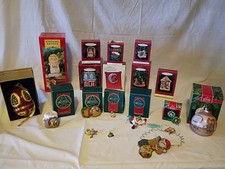 Lot Of 17 Vintage Assorted Hallmark Keepsake Christmas Ornaments and Bonus picture