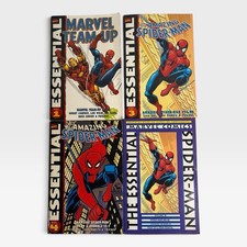 Marvel Essential Spider-Man Vol 1 3 3 4 Marvel Team-Up Lot of 4 TPB 1st Print picture