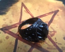 Negative Energy Destroy Bless Rare Protection Ring GOOD LUCK PROTECTION picture