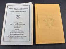 1956 Ritual Of The Order Eastern Star Washington & Grand Chapter California picture