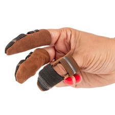 3pack Large  Finger Guards Leather Finger Cots Proctector Reusable Finger Covers picture