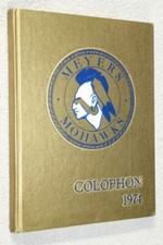 1974 Elmer Meyers High School Yearbook Wilkes Barre Pennsylvania PA - Colophon picture