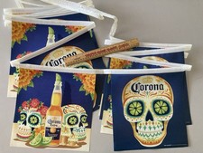 🔥18' Corona Beer Day Of Dead Dia de los Muertos Skull Beer Vinyl String Banner picture