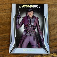 Zam Wesell 2021 Topps Star Wars Masterwork BLACK 4/5 Parallel Card #99 SSP picture