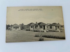 Vintage Mitchell's Modern Cabins Biddeford Maine Postcard US Route 1 picture