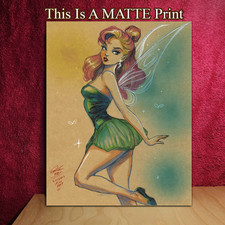 Faerie Fantasy OC Color Illustration Mixed Media Fine Art Print 8.5x11 - Keyeske picture