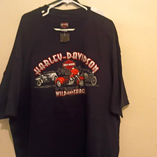 Harley-Davidson Wild & Free Birch Run MI Graphic T-Shirt 4XL picture