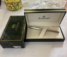 MONTEGRAPPA Reminiscence Octagonal Sterling 18k Gold Vermeil Fountain P G2U picture