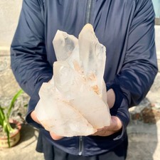 1.85LB A+++Natural white Crystal Himalayan quartz cluster /mineralsls picture