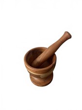 Wooden Mortar and Pestle Set picture