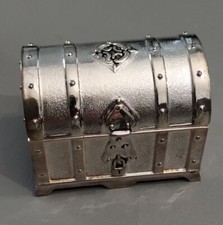 Treasure Chest Jewelry Box Trinket Lined In Original Box Engagement 2.5x2x2 picture