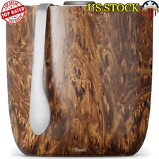 68oz Stainless Steel Ice Bucket W/ Tongs Teakwood Design Triple-L Insulation New picture