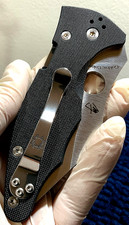 Spyderco YoJimbo *2* Crucible Wharncliffe (C85GP) Minimal Defense Folder Knife picture