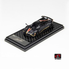 1/64 Scale Imola Black Supercar – Diecast Metal Alloy Car Hobby Collectible picture
