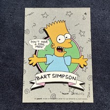 1990 Topps Simpsons Sticker #4 Bart Simpson