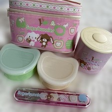 Sanrio Sugar Bunnies Lunch Box Set 2009 Rare Bento Case Unused picture