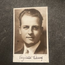 Vintage Cinema Reginald Denny Postcard Autograph Signature Dedication picture