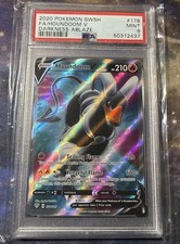 Pokemon 2020 SWSH Darkness Ablaze Houndoom v Full Art Card 178/189 PSA 9 picture