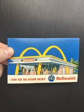 1968 McDONALD'S Fast Food Advertising Postcard Look for the Golden Arches Old picture