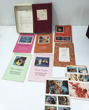 VTG 1950s National Audubon Society Nature Program 2 boxes 13 books, stickers picture