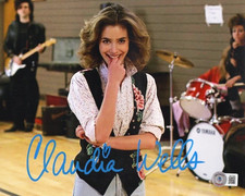 CLAUDIA WELLS SIGNED REPRINT AUTOGRAPH ACTRESS BACK TO THE FUTURE 8x10 Photo picture