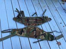 USGI Molle ii Rucksack Woodland Camo Waist Pad Kidney Pad Military Surplus picture