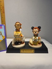 Hummel Goebel Disney Convention Be Patient Set Minnie Mouse 1238 of 1500 Ltd Ed picture