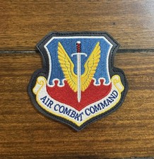 USAF Air Combat Command Leather Jacket Patch, Flight Jacket Insignia, ACC picture