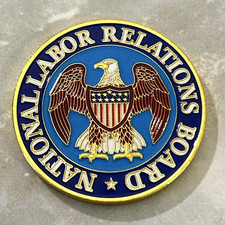 NLRB National Labor Relations Board Challenge Coin US Government Labor Union picture