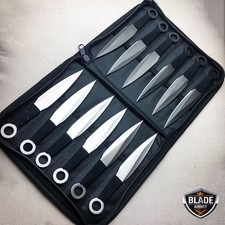 12 PC Ninja Hunting KNIVES Tactical Combat Ninjutsu Kunai Throwing Knife NEW Set picture