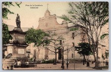 Antique Venezuela Postcard CARACAS Plaza de la Candelaria 1910s picture