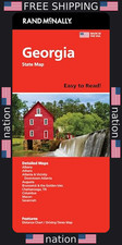 Rand McNally Georgia State Map - Easy to Read Travel Guide picture