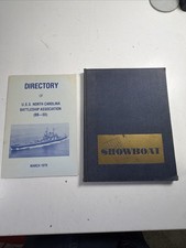 USS NORTH CAROLINA BB-55 WORLD WAR II DEPLOYMENT CRUISE BOOK YEAR LOG 1941-45 picture