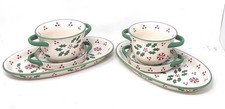Temp-tations  Set of (2) Soup and Sandwich Sets T49999 Holly Peppermint picture