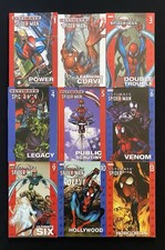 Huge ULTIMATE SPIDER-MAN Lot Of 9 TPBs VF-NM Graphic Novels Marvel Bendis Bagley picture