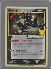 Pokemon Greninja Star SWSH144 Celebrations Sword Shield Black Star Promo Holo picture