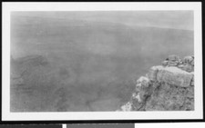 Boulders on a mountaintop in the Grand Canyon Arizona 1900-1940 Old Photo picture