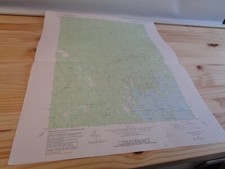 Squam Mountains Lake Sandwich New Hampshire NH Vintage Map 1980 / 1983 USGS picture