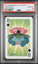 PSA 10 GEM MINT VENUSAUR 8 OF SPADES ALL STAR PLAYING CARDS POKEMON picture