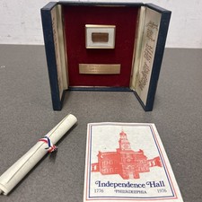 Independence Hall Authentic Wood Chip from Original Beam 1776 Philadelphia picture
