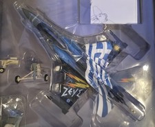 RARE Herpa 1/72 Hellenic Air Force F16C Zeus Greek Demo Team 1:72 Display Model picture
