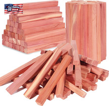 UNIVIVO Cedar Blocks for Clothes Storage, 100% Aromatic Red Cedar Wood Sticks Ch picture