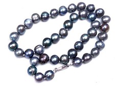 Fresh Water Black/Gray Pearls 17