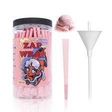 72 PCS Pink Pre Rolled Cones| Ice Cream Flavor | King Size Rolling Paper picture